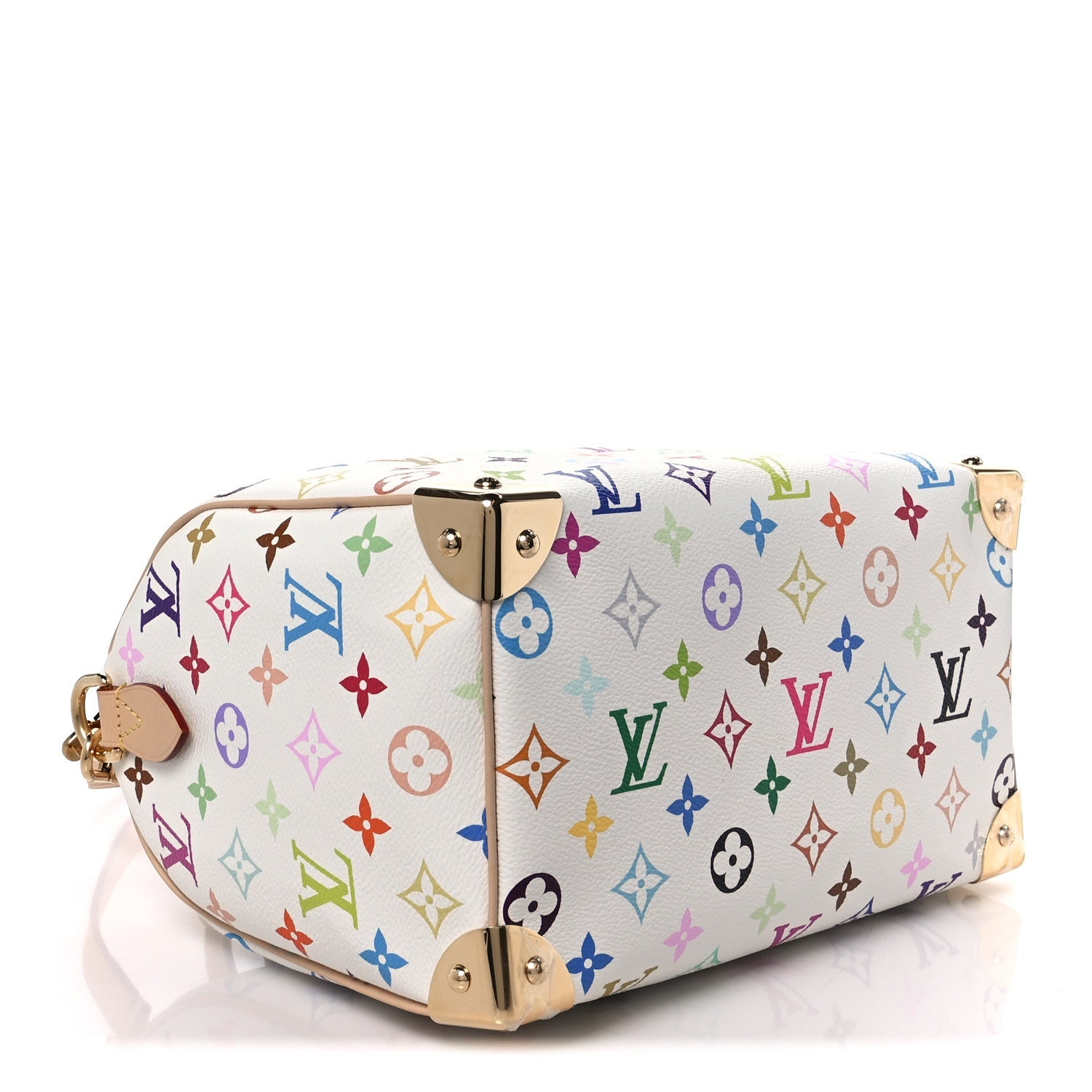 Louis Vuitton LV X TM Monogram Multicolor Speedy Bandouliere 25 White
