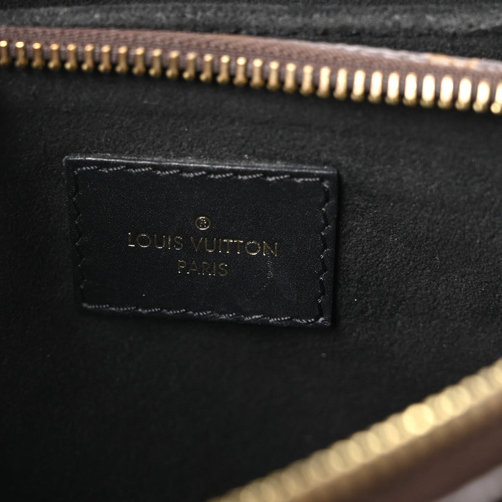 Louis Vuitton Monogram Flower Tote Black