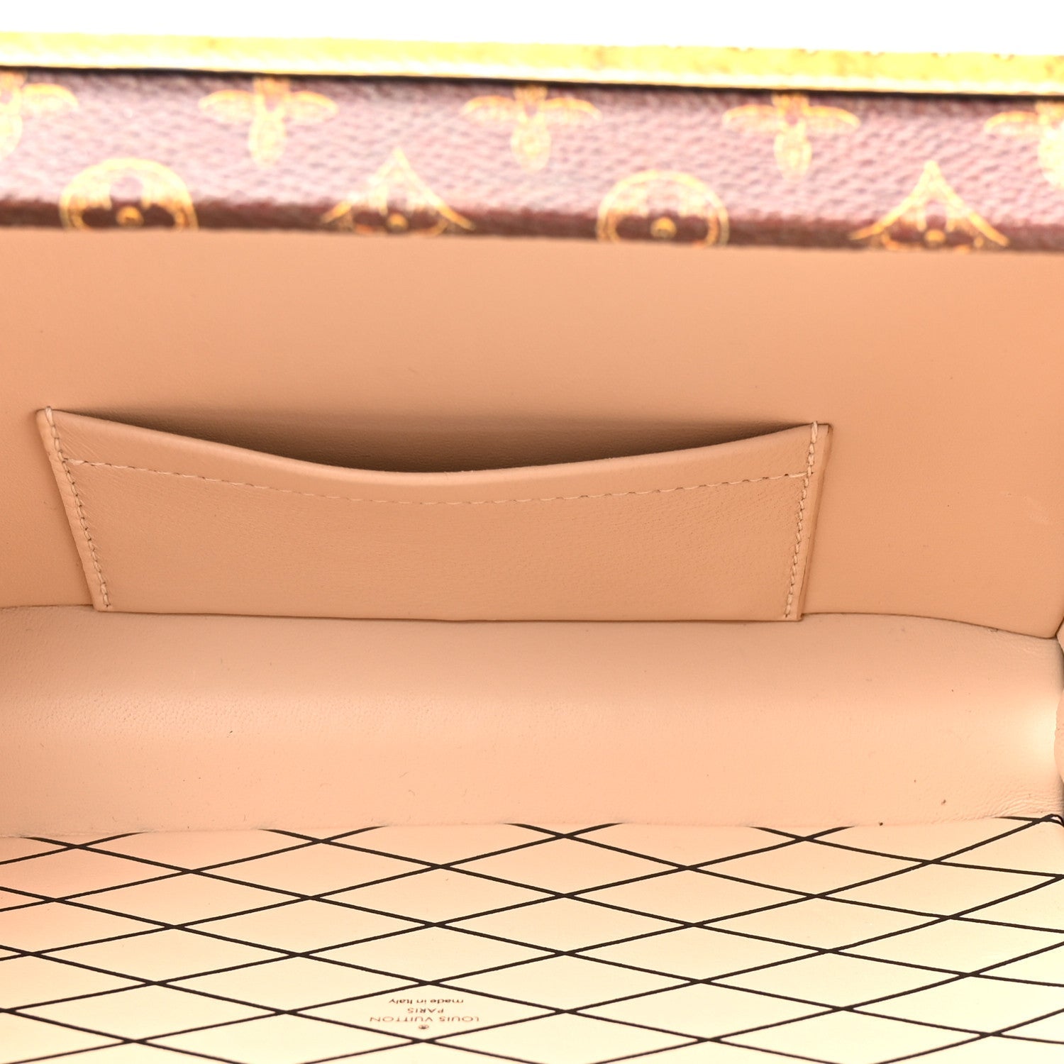 Louis Vuitton Calfskin Transformed Monogram Petite Malle