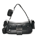 Christian Dior Street Chic Columbus Ave Shoulder Bag Black