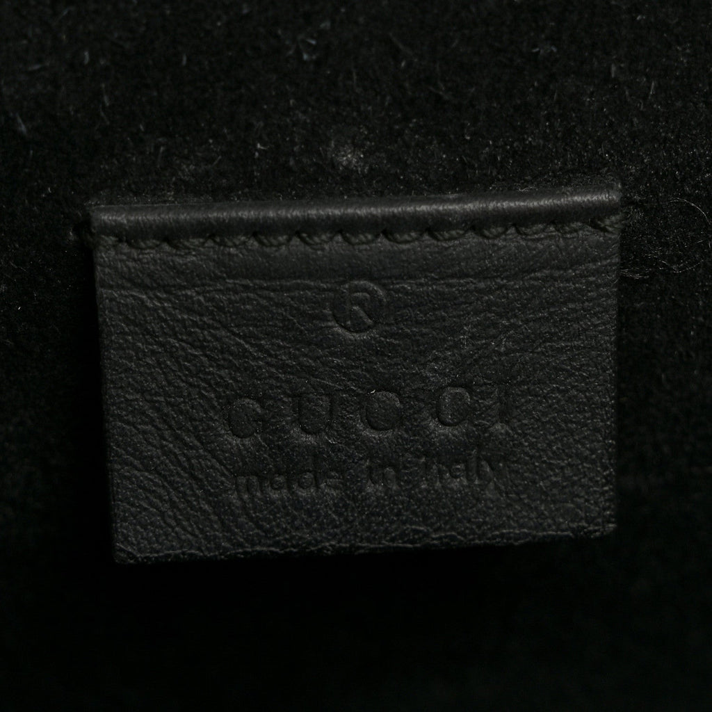 Gucci GG Supreme Monogram Medium Dionysus Shoulder Bag Black