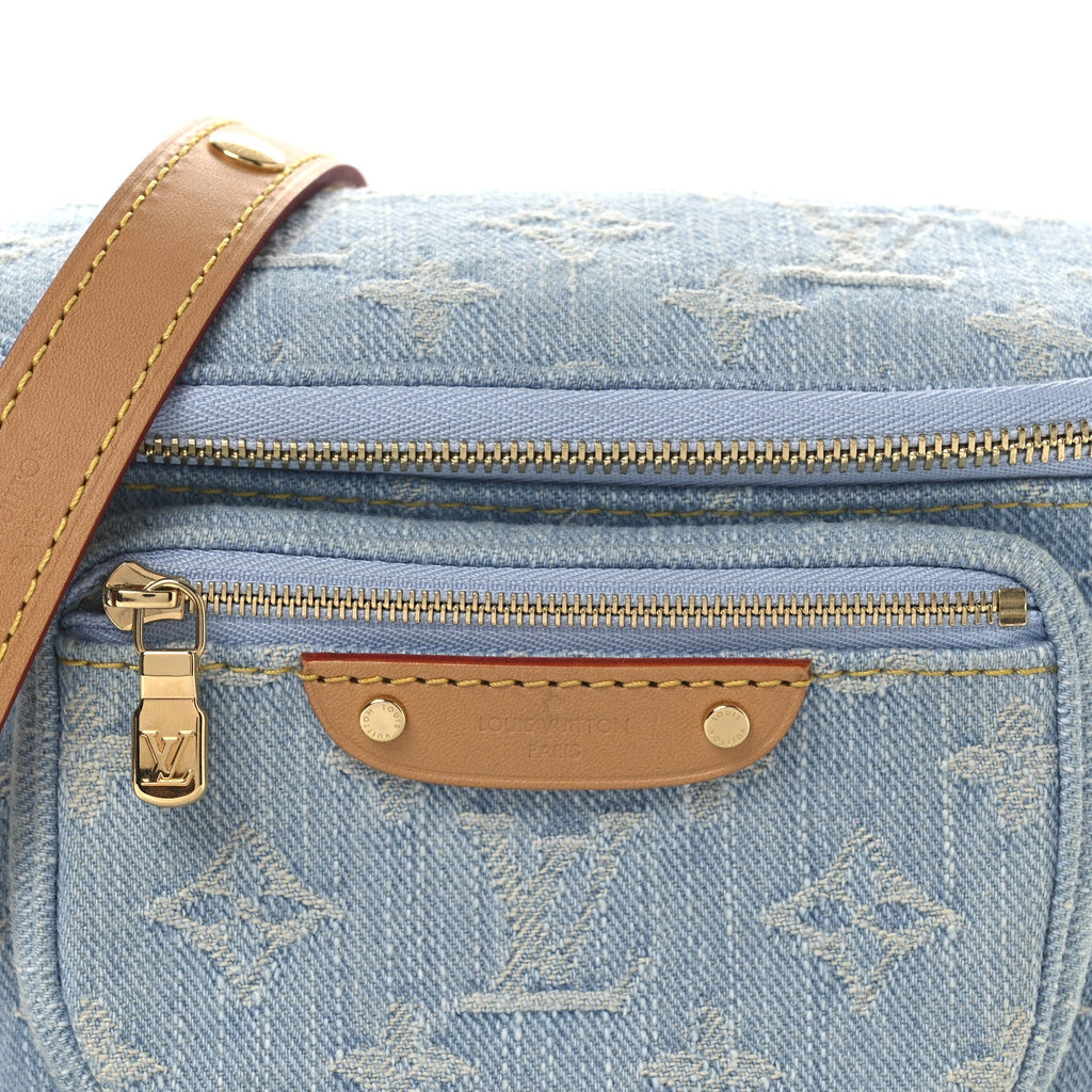 Louis Vuitton Monogram Denim Mini Bumbag Sky Blue