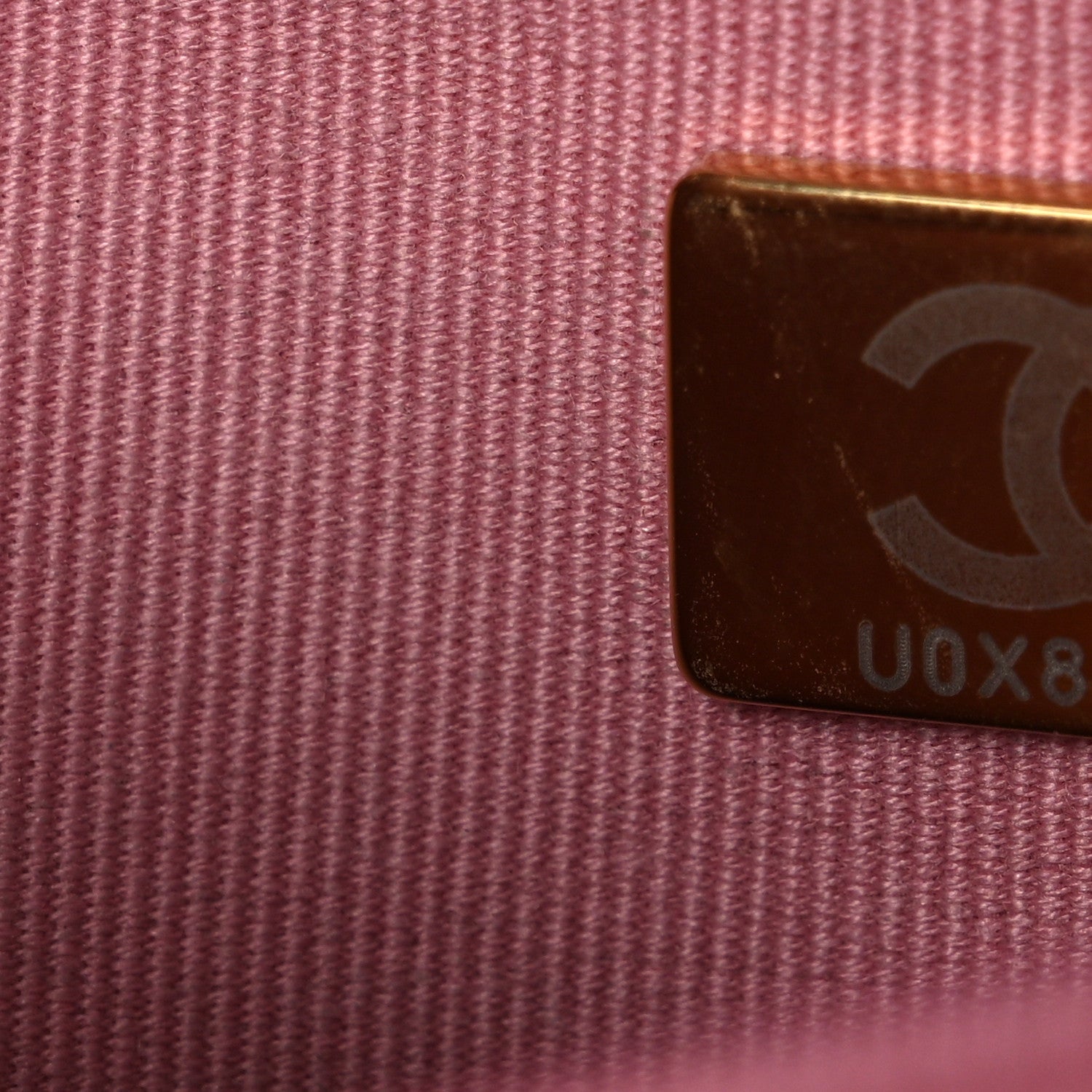 Chanel Tweed Quilted Wallet On Chain WOC Pink