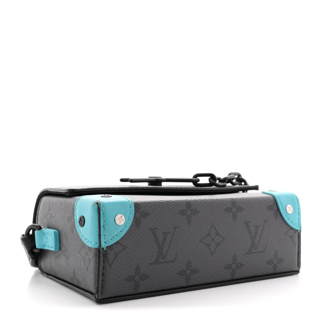 Louis Vuitton Reverse Monogram Eclipse Steamer Wearable Wallet Turquoise