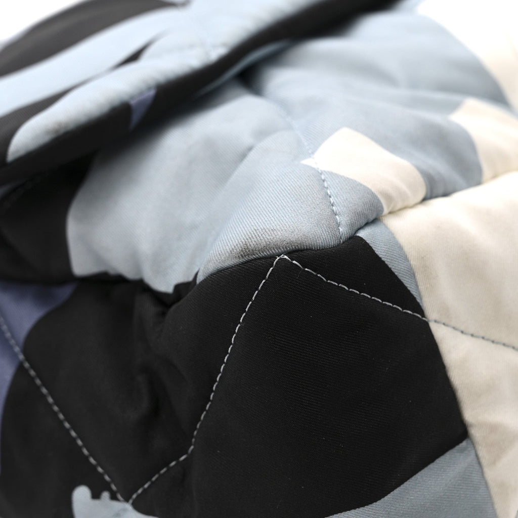 Chanel Silk Maxi Scarf Chanel 19 Flap Black Blue White