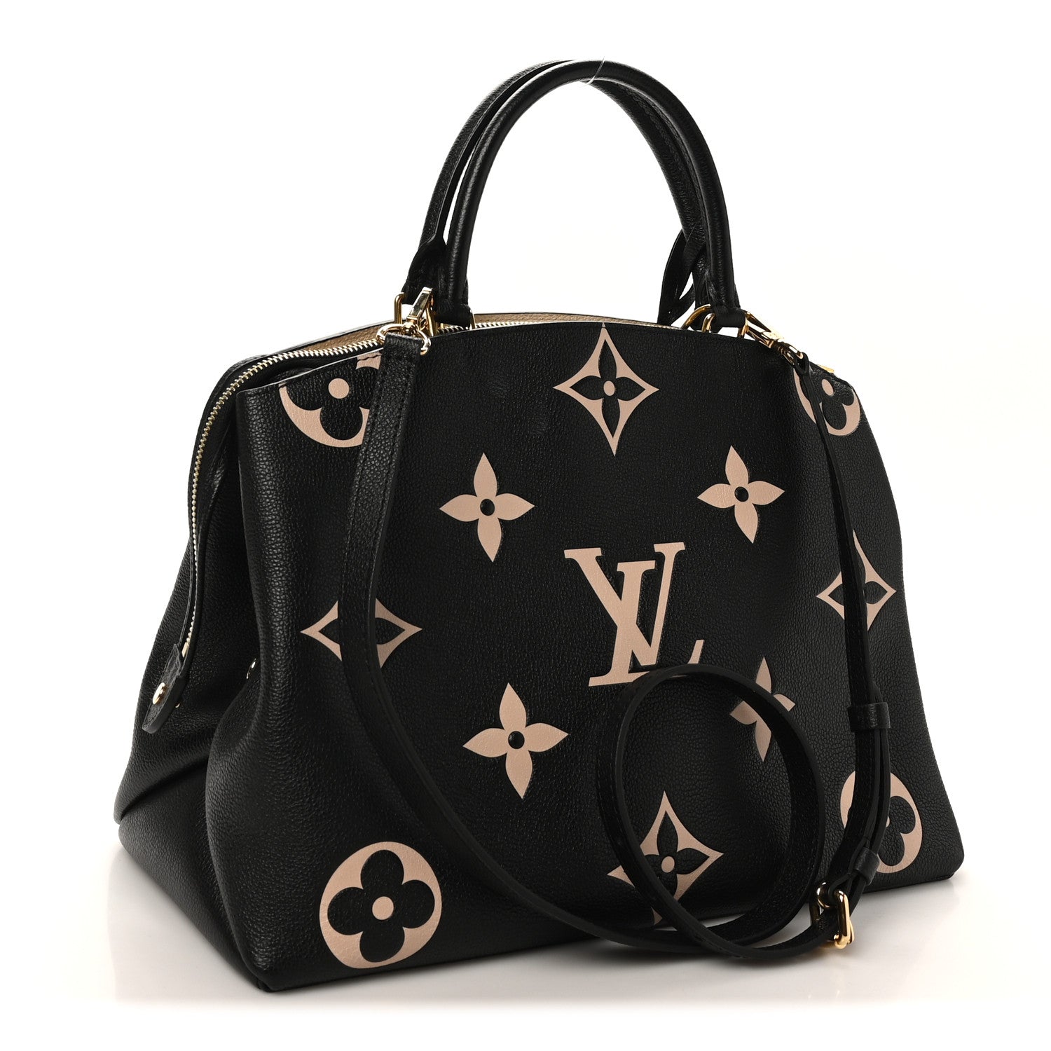 Louis Vuitton Empreinte Monogram Giant Grand Palais Black Beige