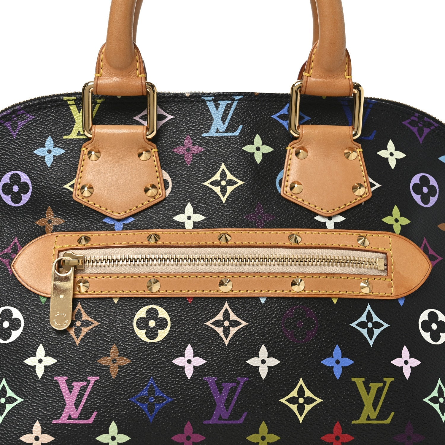 Louis Vuitton Monogram Multicolor Alma PM Black