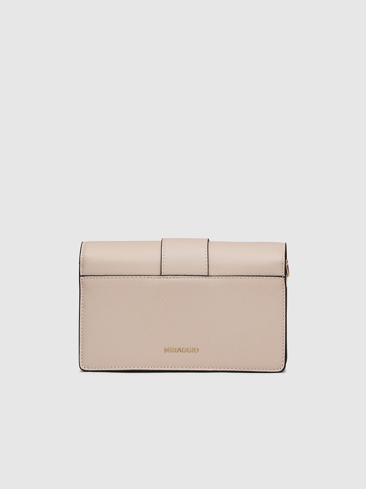 Adrianne Metal Buckle Crossbody Bag