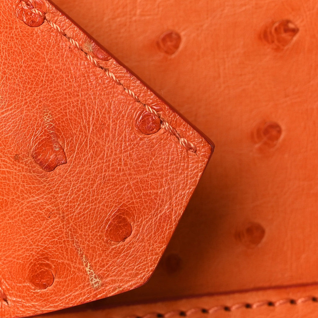 Louis Vuitton Ostrich Alma BB Piment