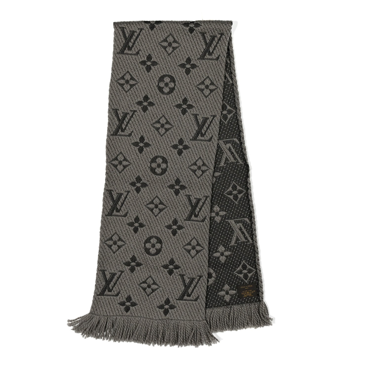 Louis Vuitton Wool Silk Logomania Scarf Verone