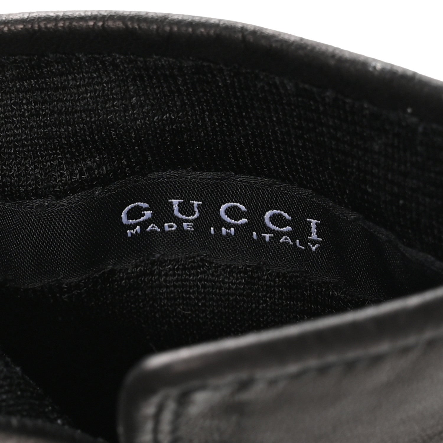 Gucci Lambskin Donna GG Gloves Black