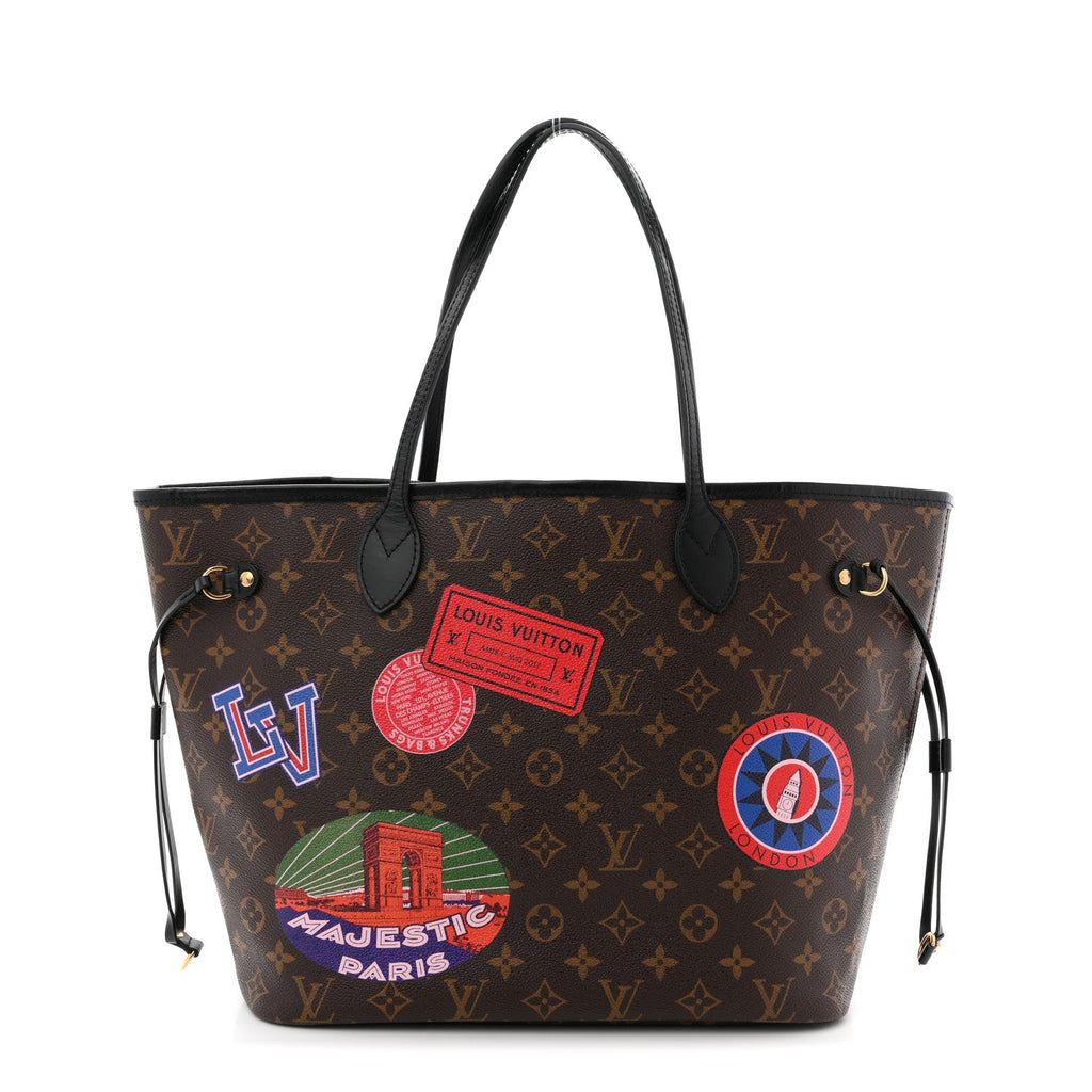 Louis Vuitton Monogram My LV World Tour Neverfull MM