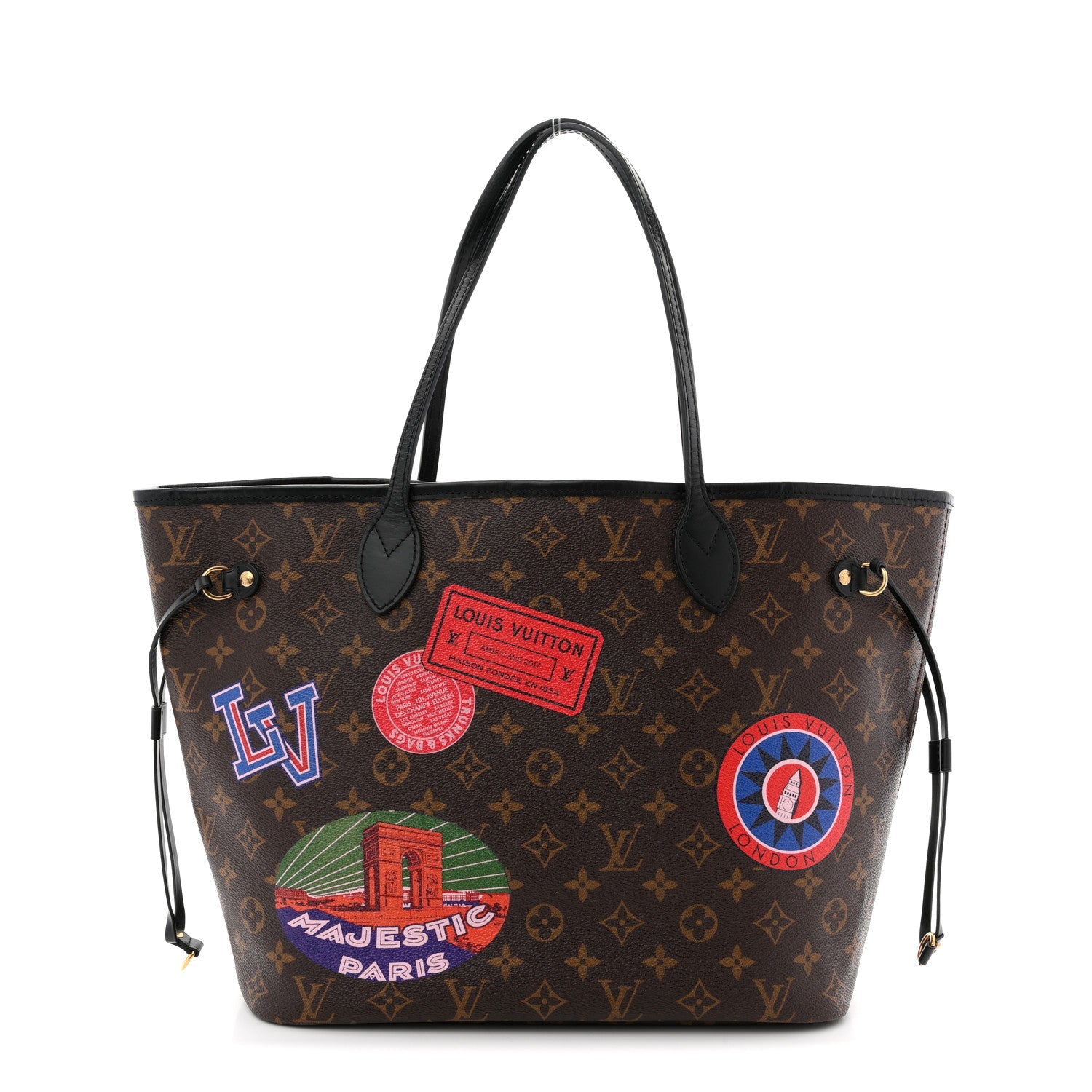 Louis Vuitton Monogram My LV World Tour Neverfull MM