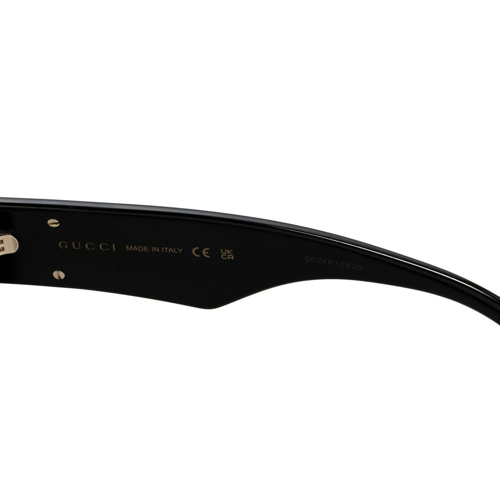 Gucci Acetate Square Frame Sunglasses GG1422S Black Grey