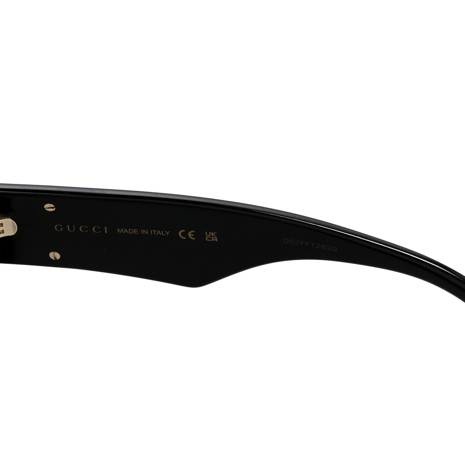 Gucci Acetate Square Frame Sunglasses GG1422S Black Grey