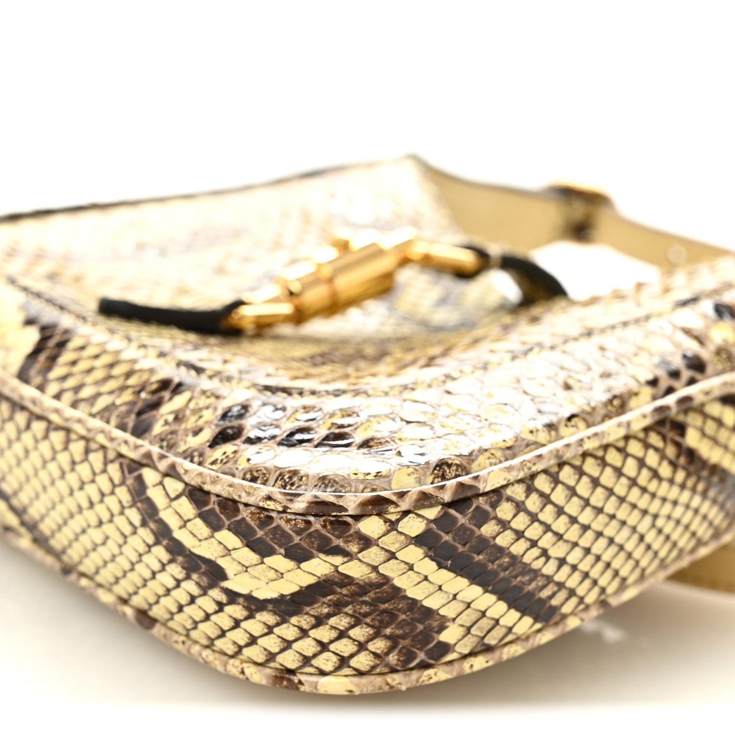 Gucci Snakeskin Mini Jackie 1961 Hobo Beige