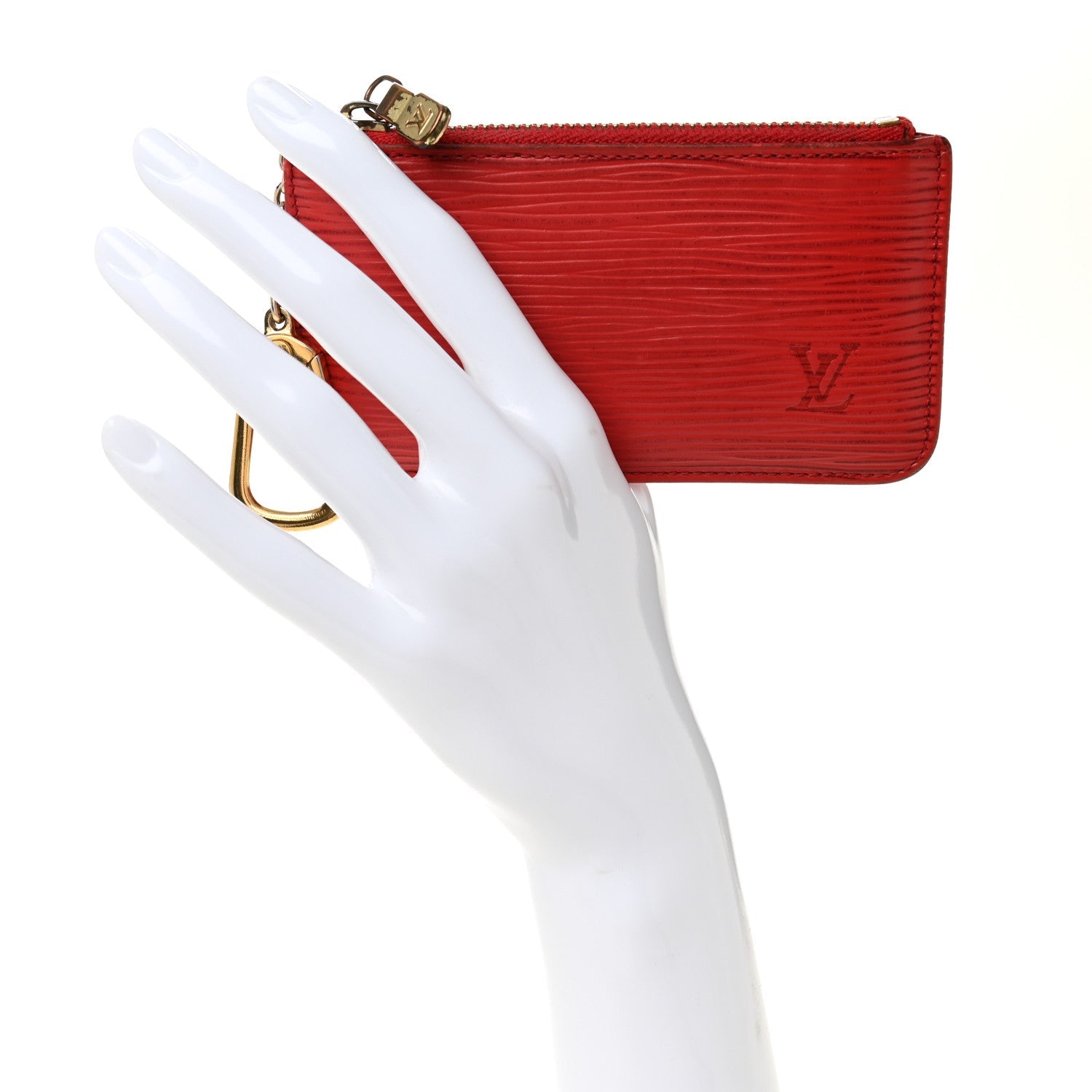Louis Vuitton Epi Key Pouch Castillan Red