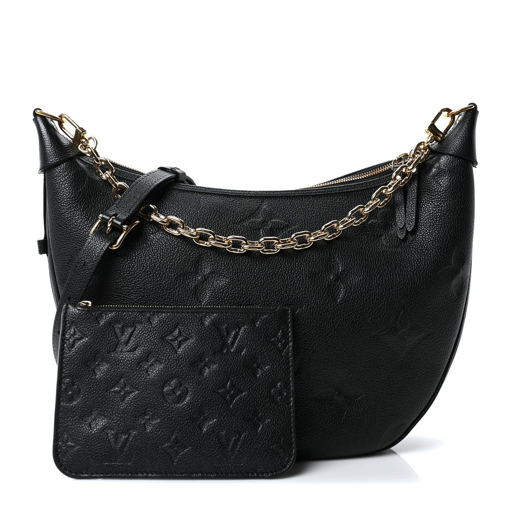 Louis Vuitton Empreinte Monogram Giant Loop Hobo Black