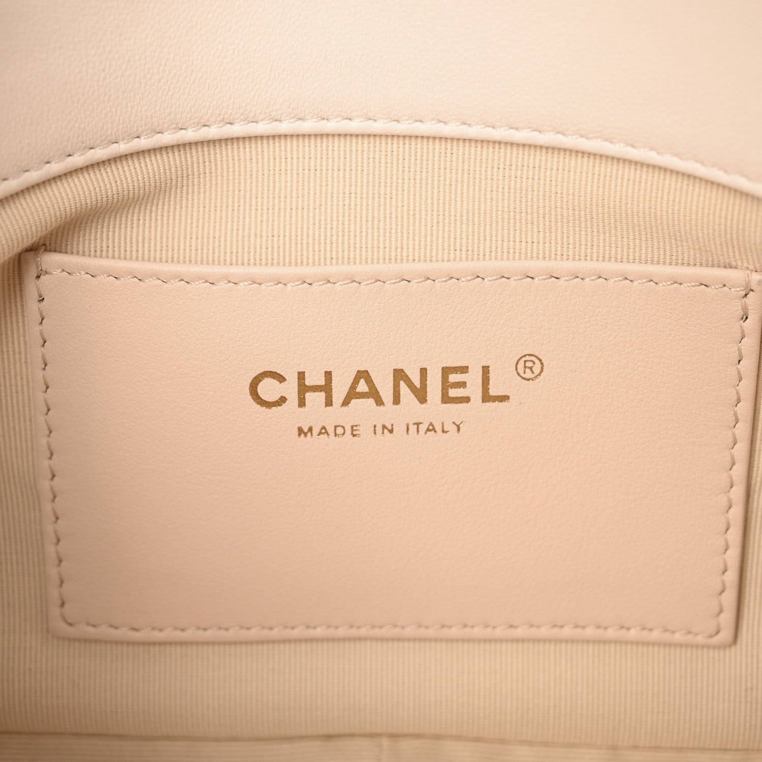 Chanel Lambskin Quilted Flap White