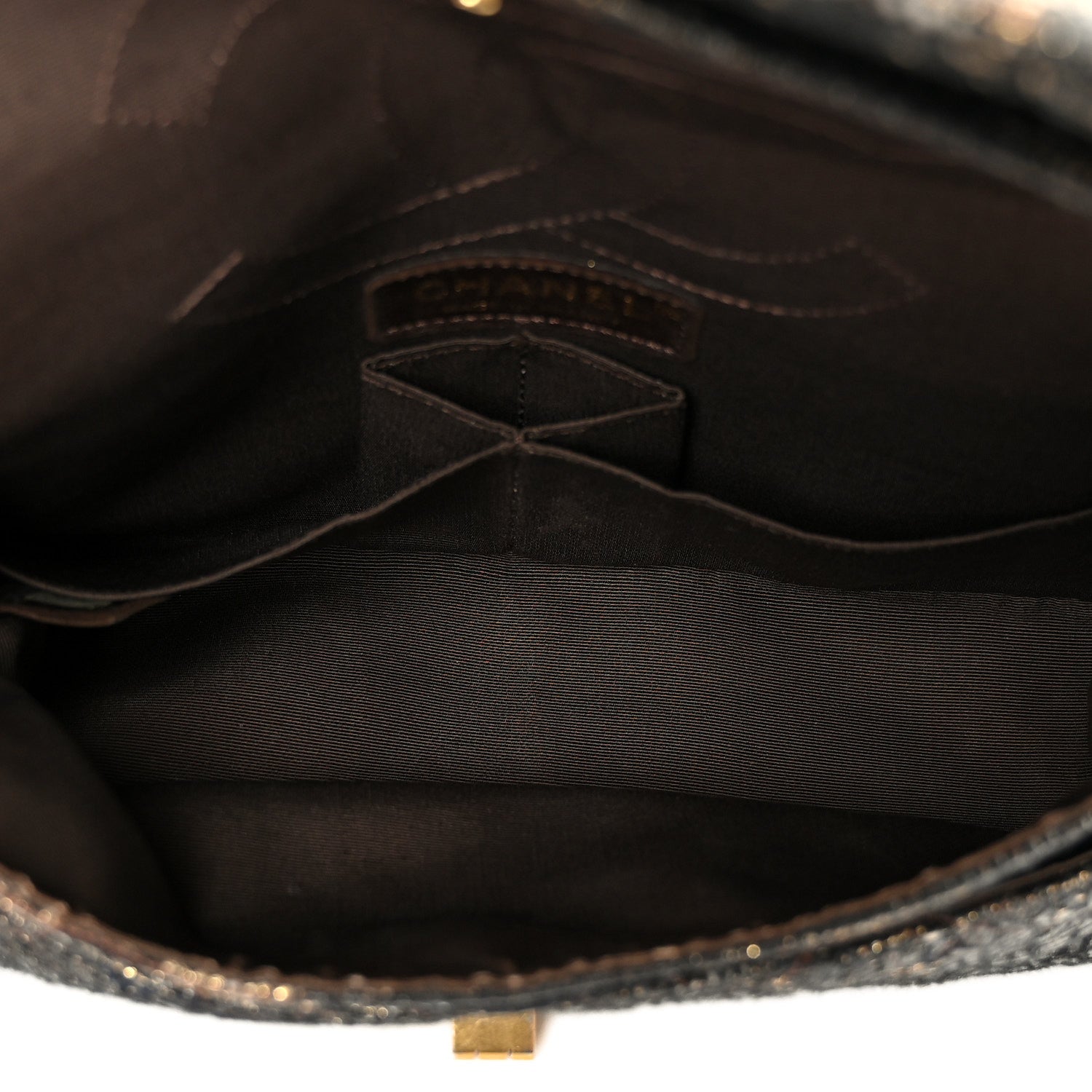 Chanel Metallic Glazed Tweed Quilted 2.55 Paris Shanghai Reissue 226 Flap Multicolor