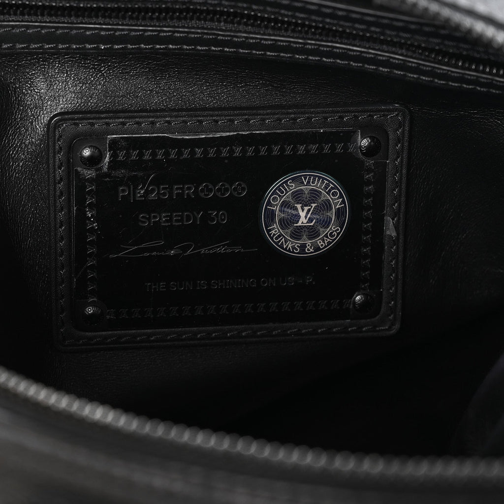 Louis Vuitton Calfskin Monogram Speedy P9 Bandouliere 30 Ultra Black