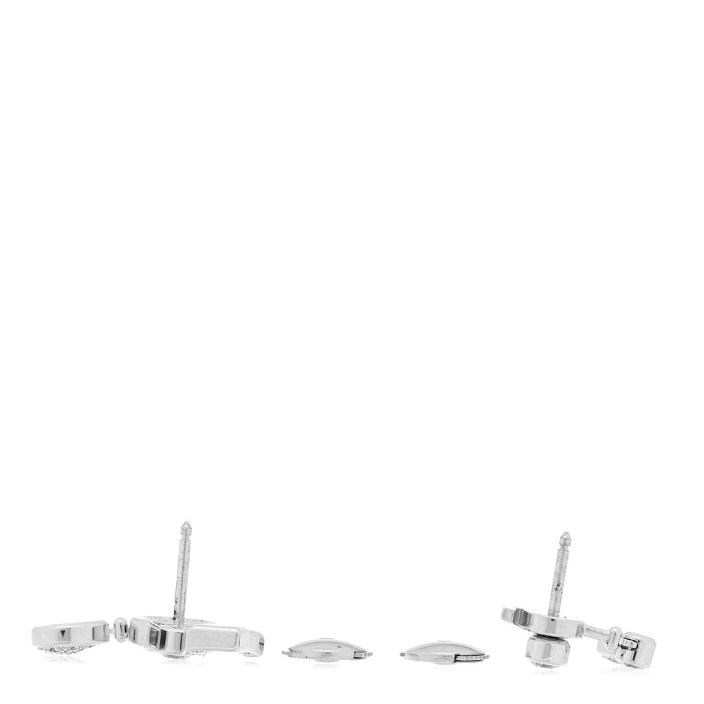 18K White Gold Diamond No 5 Transformable Earrings