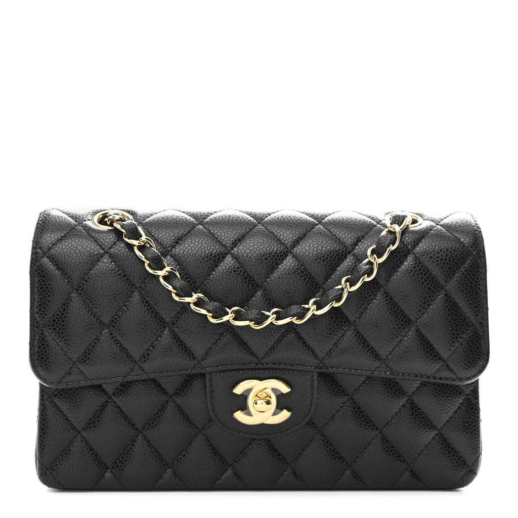 Chanel Caviar Quilted Small Double Flap Black