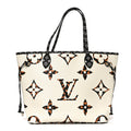 Louis Vuitton Monogram Giant Jungle Neverfull MM Ivory