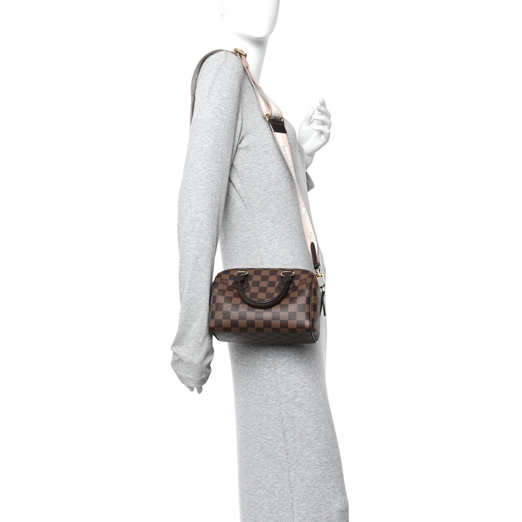 Louis Vuitton Damier Ebene Speedy Bandouliere 20