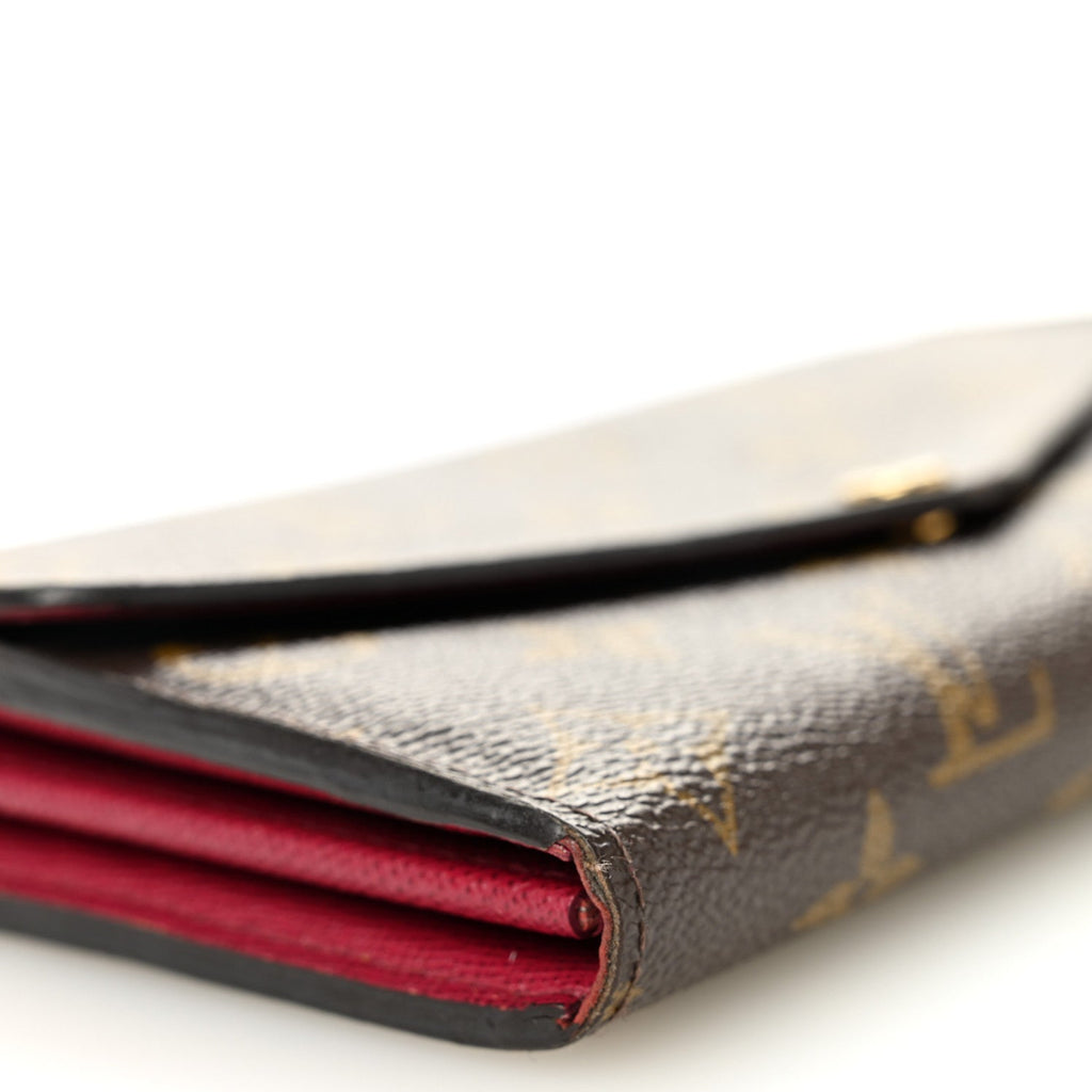Louis Vuitton Monogram Sarah Wallet NM Fuchsia