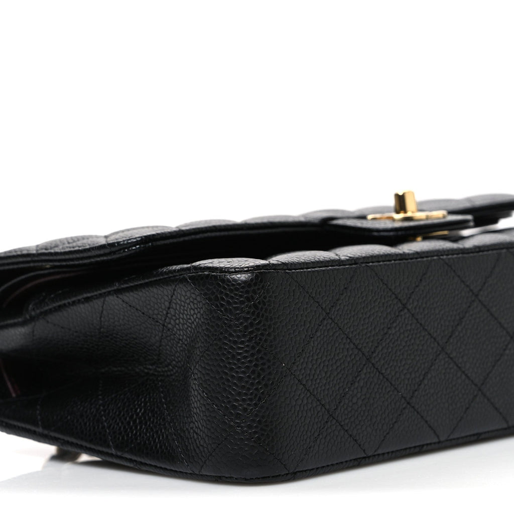 Chanel Caviar Quilted Medium Double Flap Black