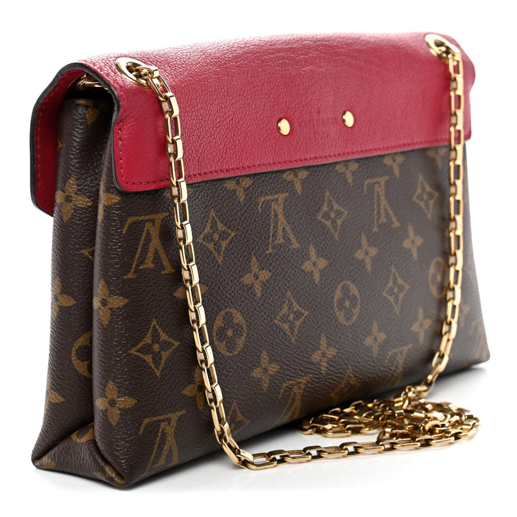 Louis Vuitton Monogram Pallas Chain Poppy