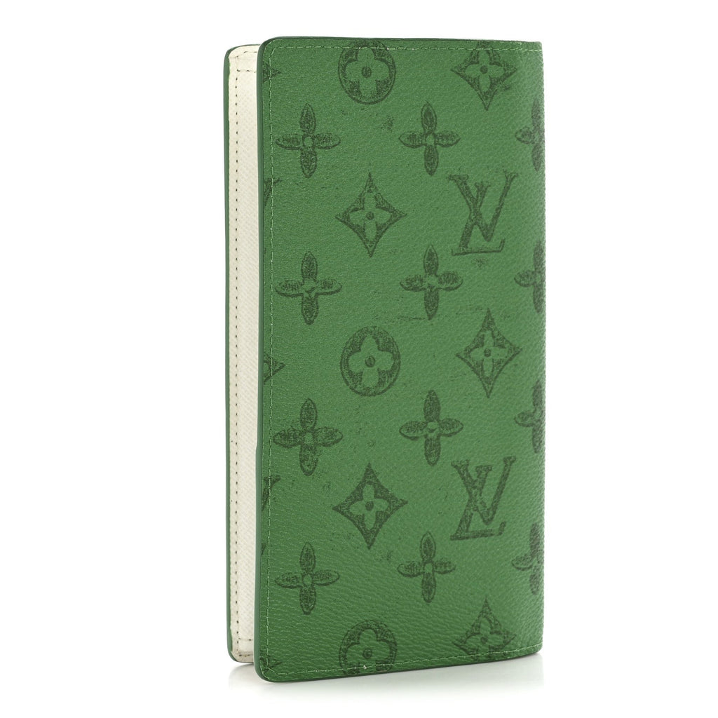 Louis Vuitton Vintage Monogram Brazza Wallet Green