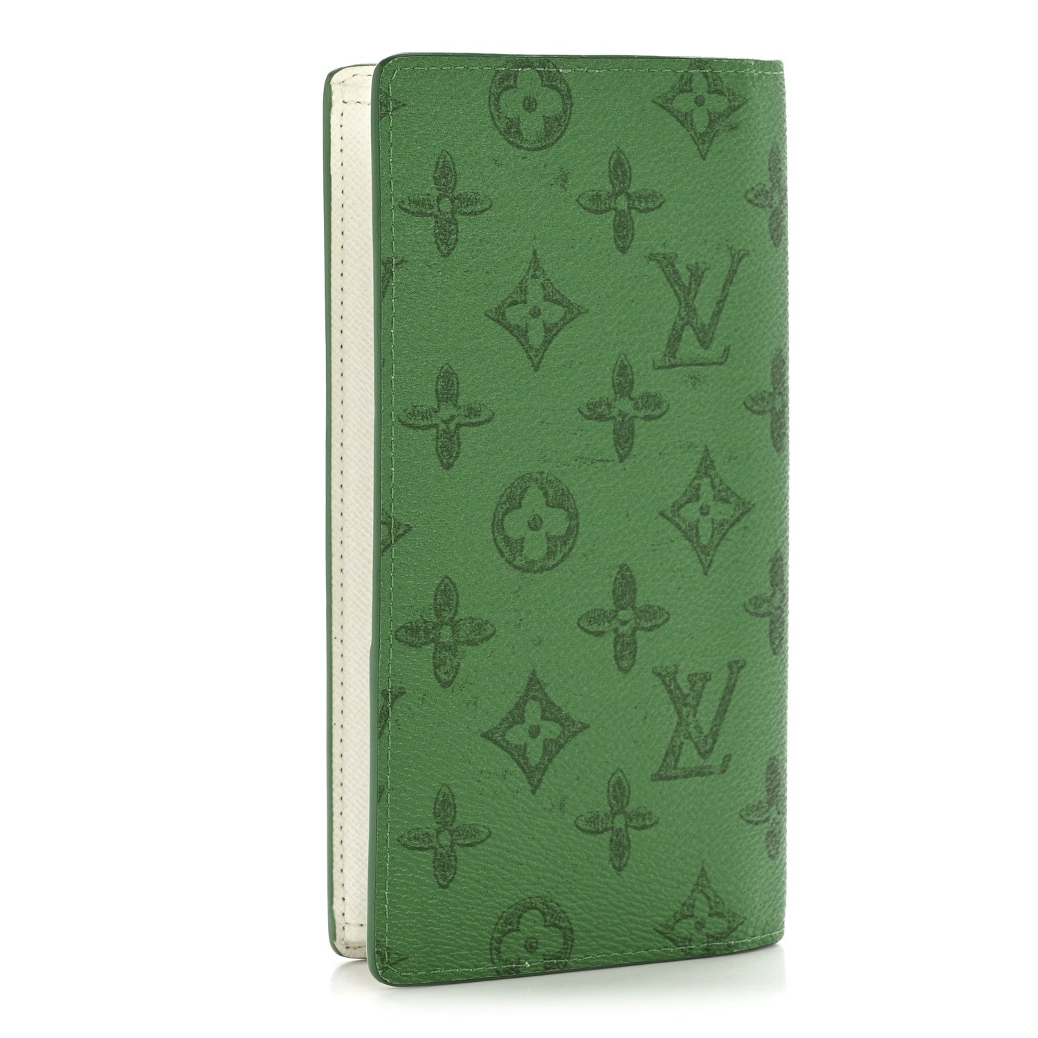 Louis Vuitton Vintage Monogram Brazza Wallet Green