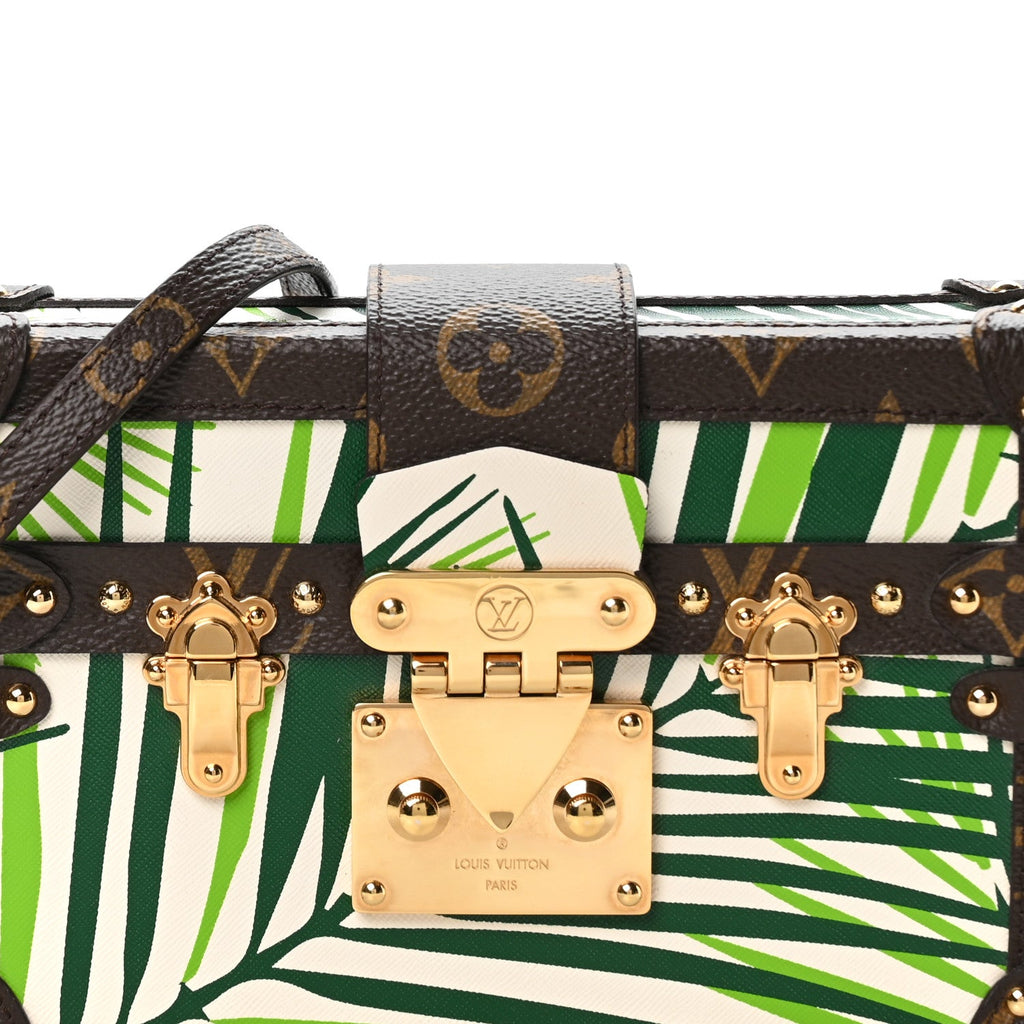 Louis Vuitton Monogram Palm Trees Print Petite Malle