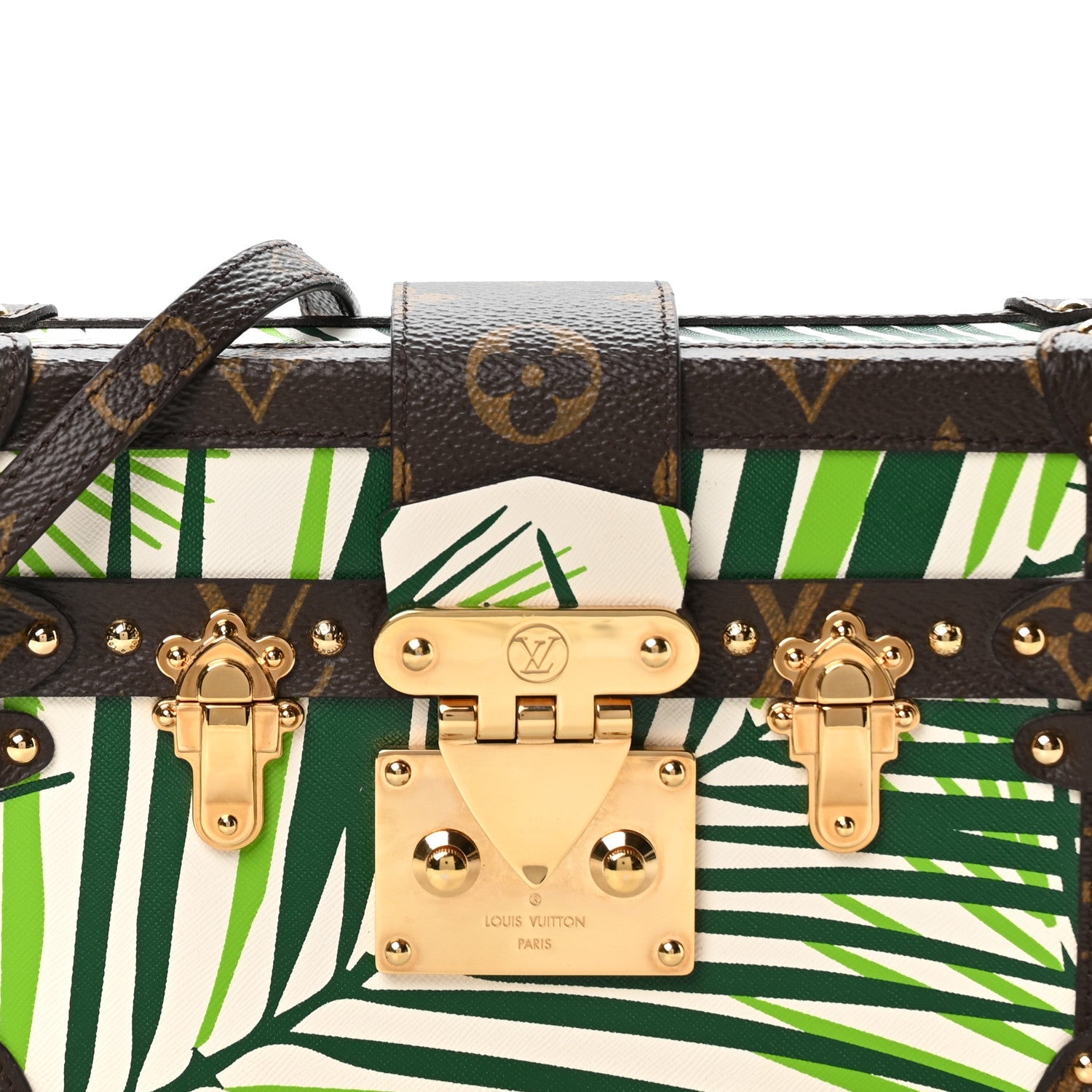 Louis Vuitton Monogram Palm Trees Print Petite Malle