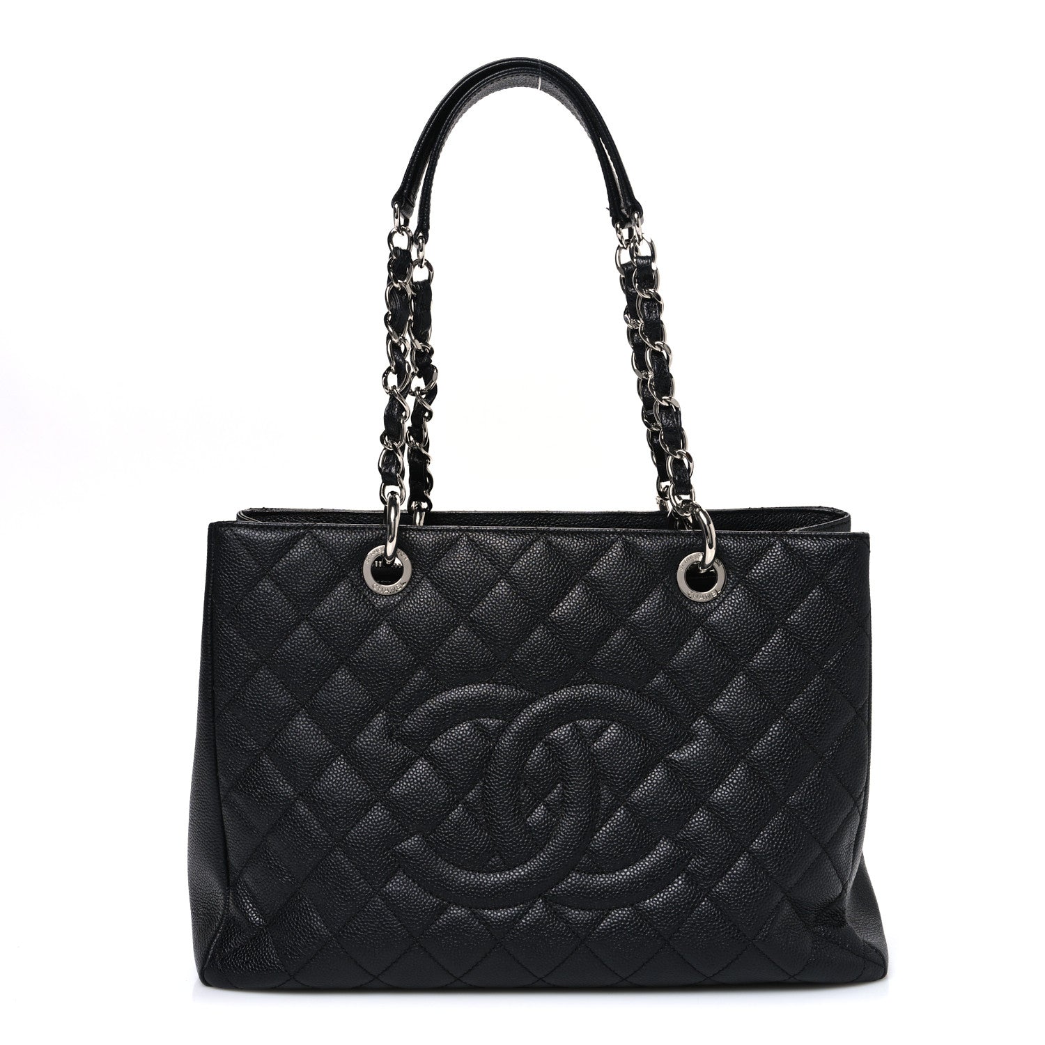 Chanel Caviar Quilted Grand Shopping Tote GST Black