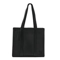 Louis Vuitton Grained Calfskin LV Aerogram Tote Black