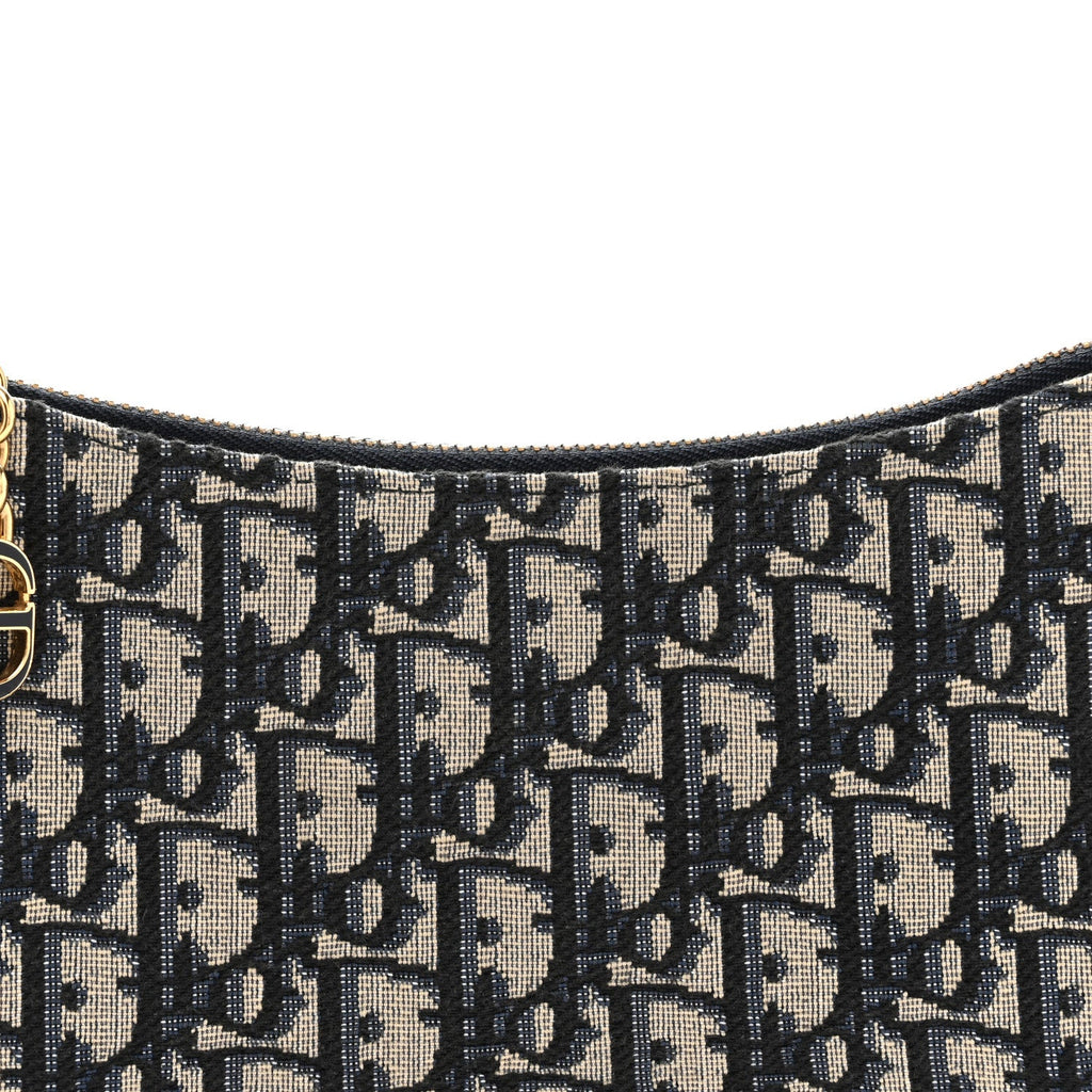 Christian Dior Oblique CD Lounge Bag Blue