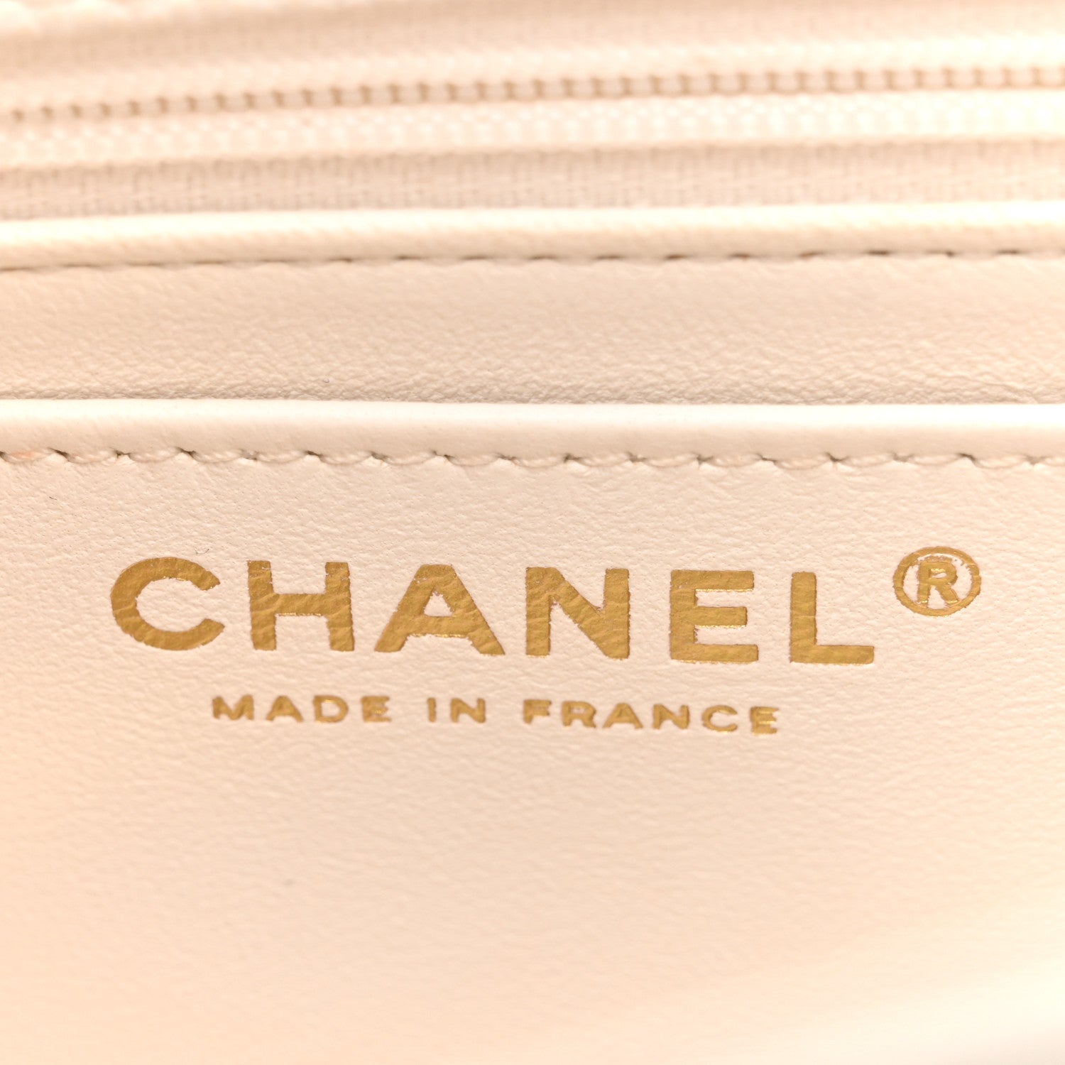 Chanel Caviar Quilted Mini Retro Twist Top Handle Flap White