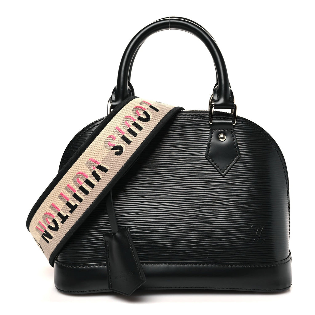 Louis Vuitton Epi Jacquard Alma BB Black