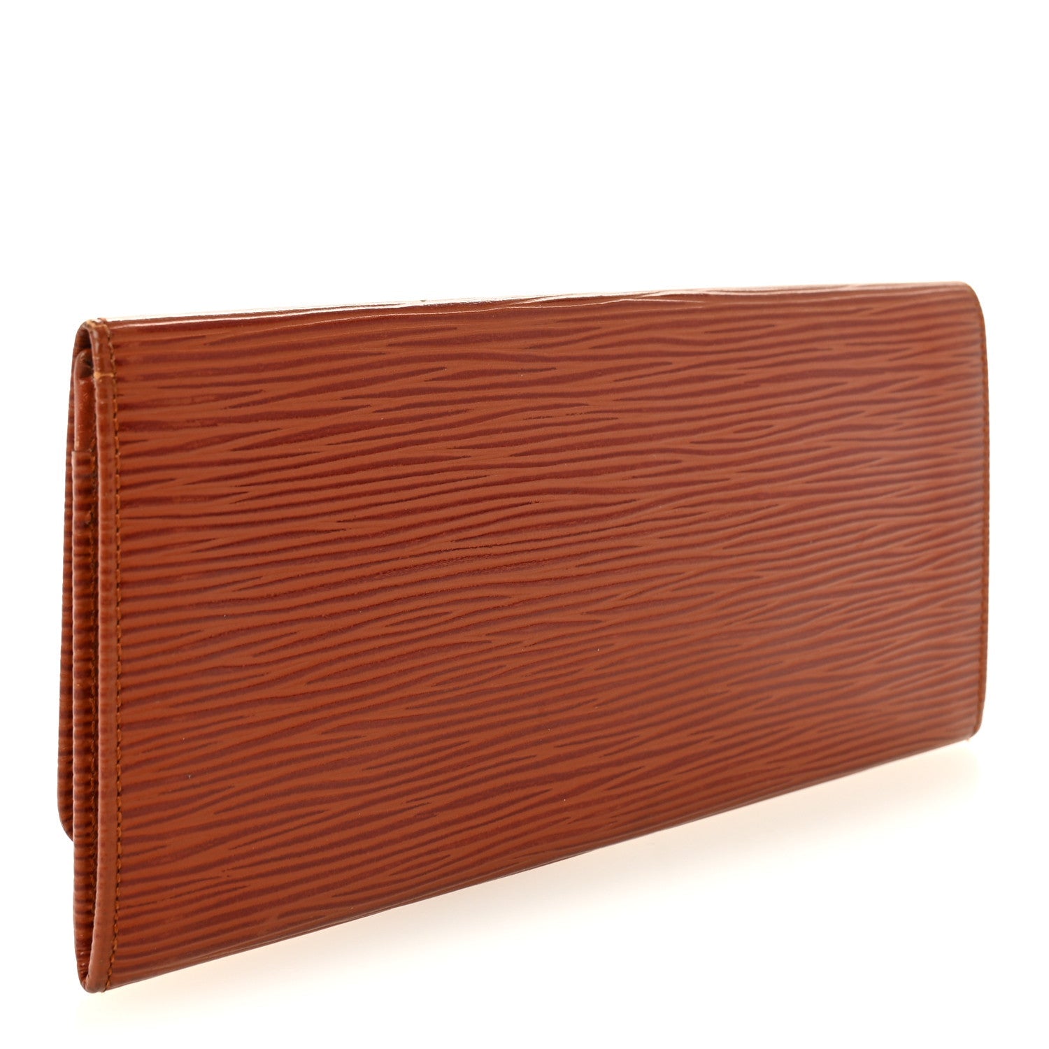 Louis Vuitton Epi Checkbook Holder Wallet Kenyan Fawn