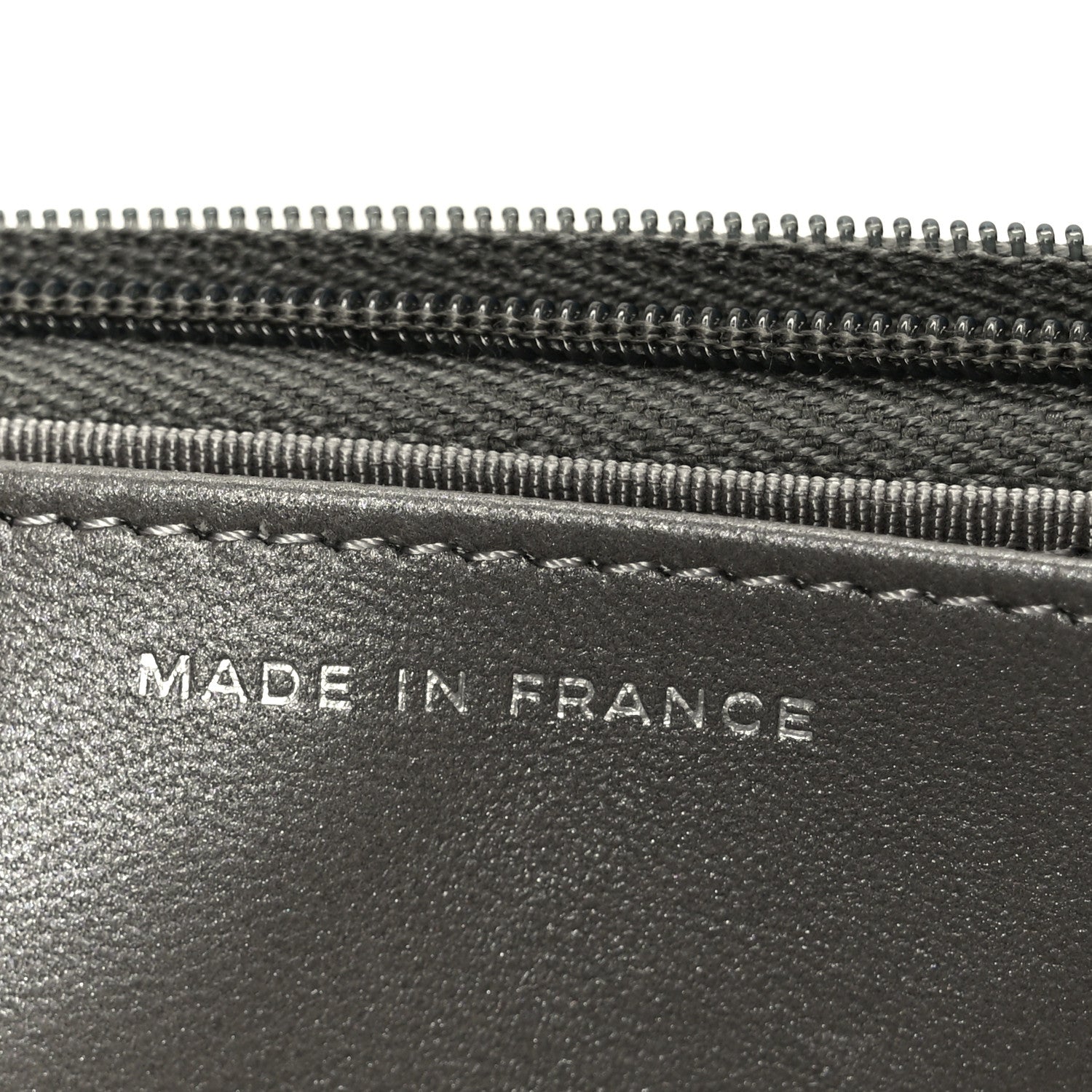 Chanel Lambskin Crystal Quilted Wallet On Chain WOC Grey