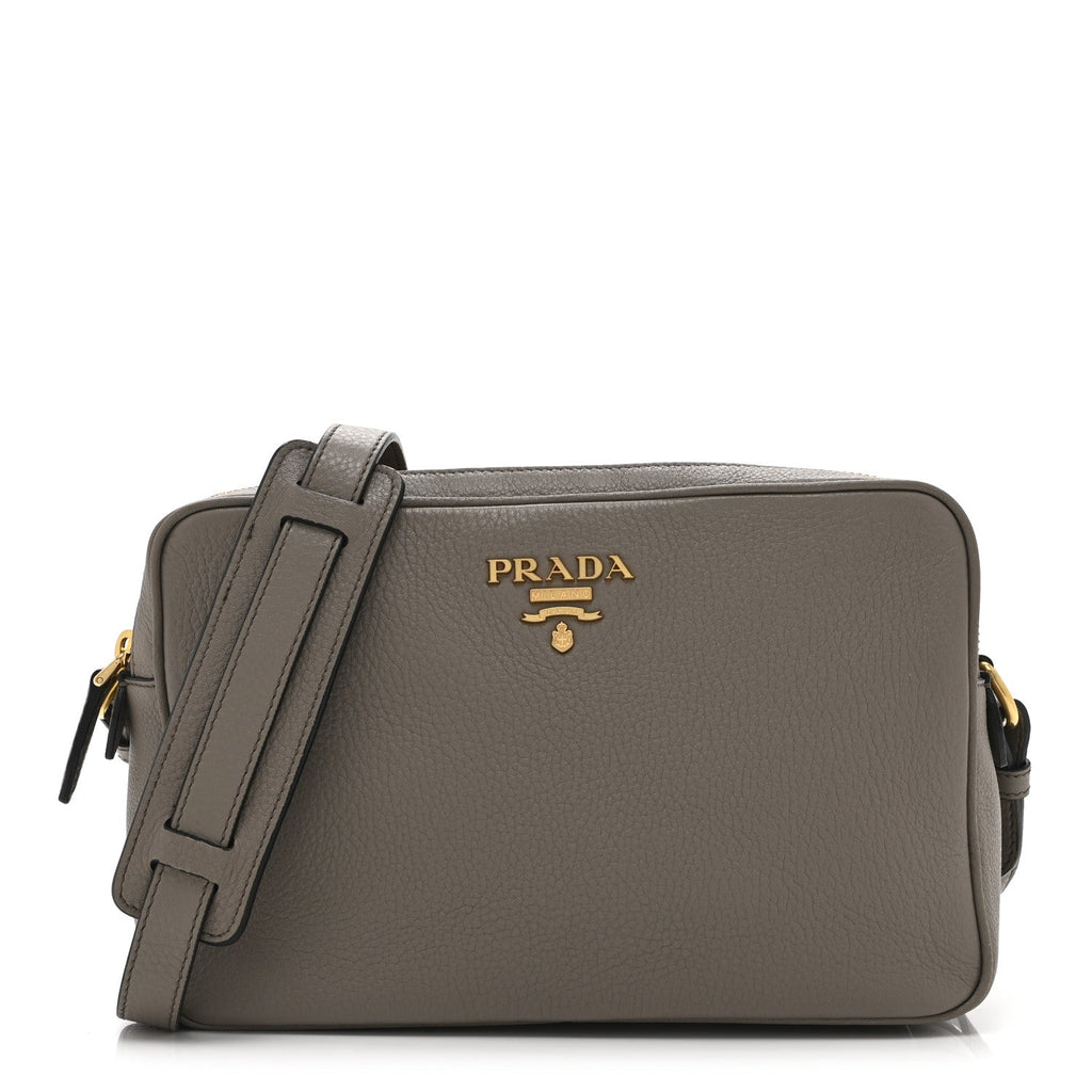 Prada Vitello Phenix Camera Bag Argilla