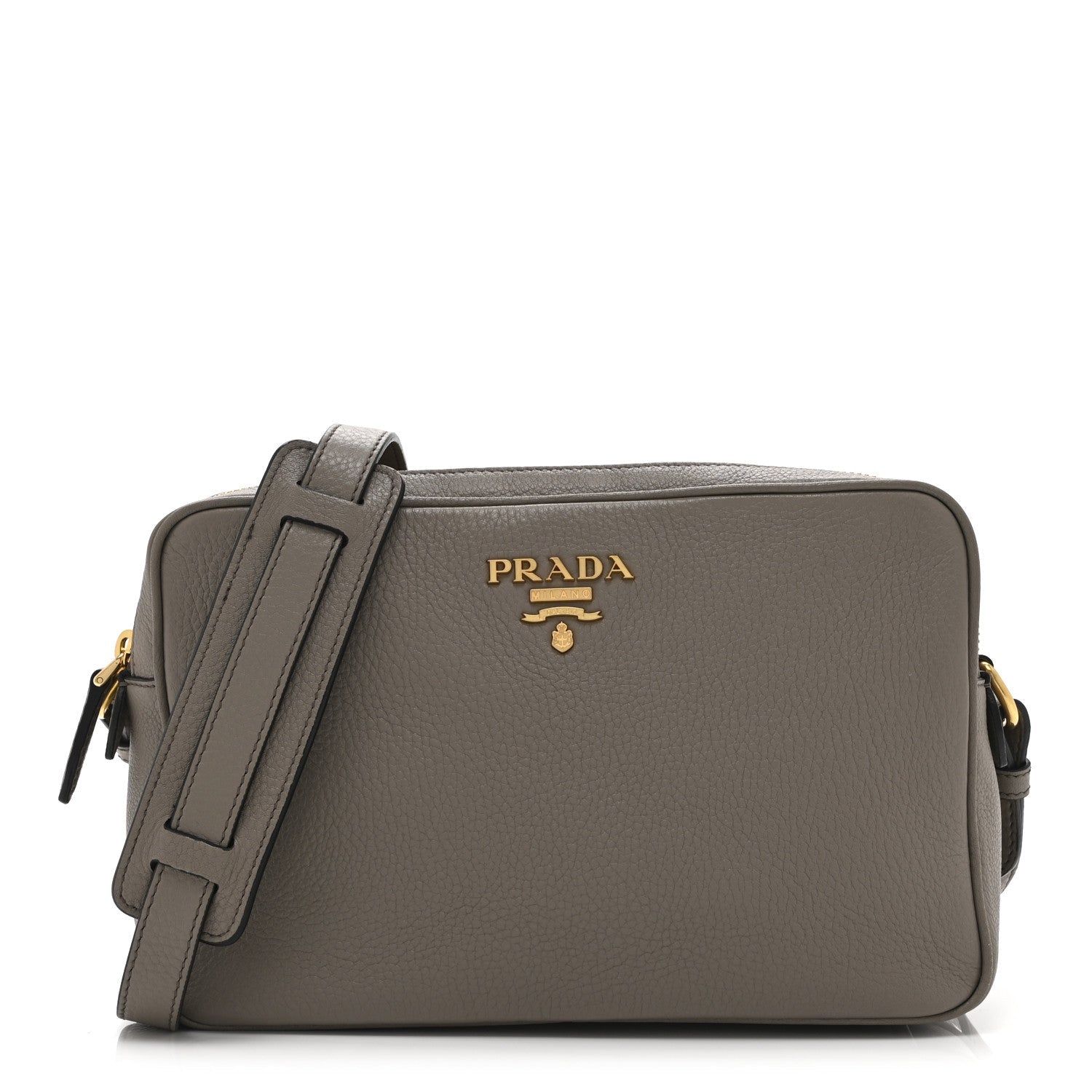 Prada Vitello Phenix Camera Bag Argilla