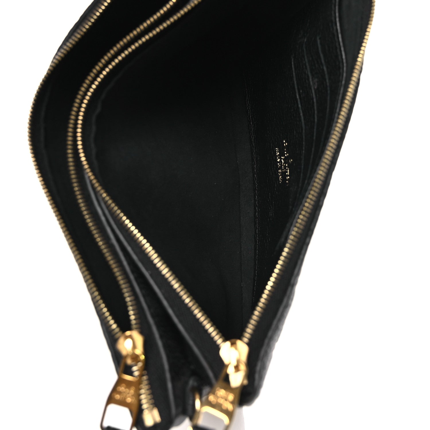 Louis Vuitton Empreinte Double Zip Pochette Black