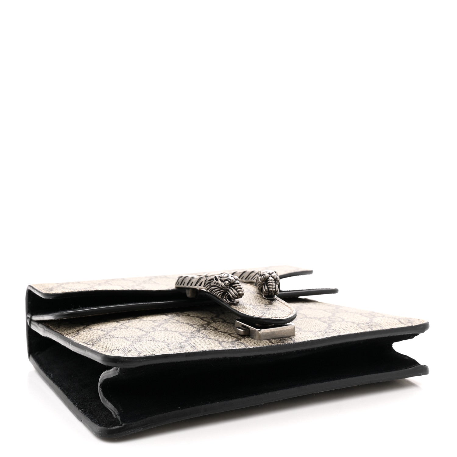 Gucci GG Supreme Monogram Mini Dionysus Shoulder Bag Black