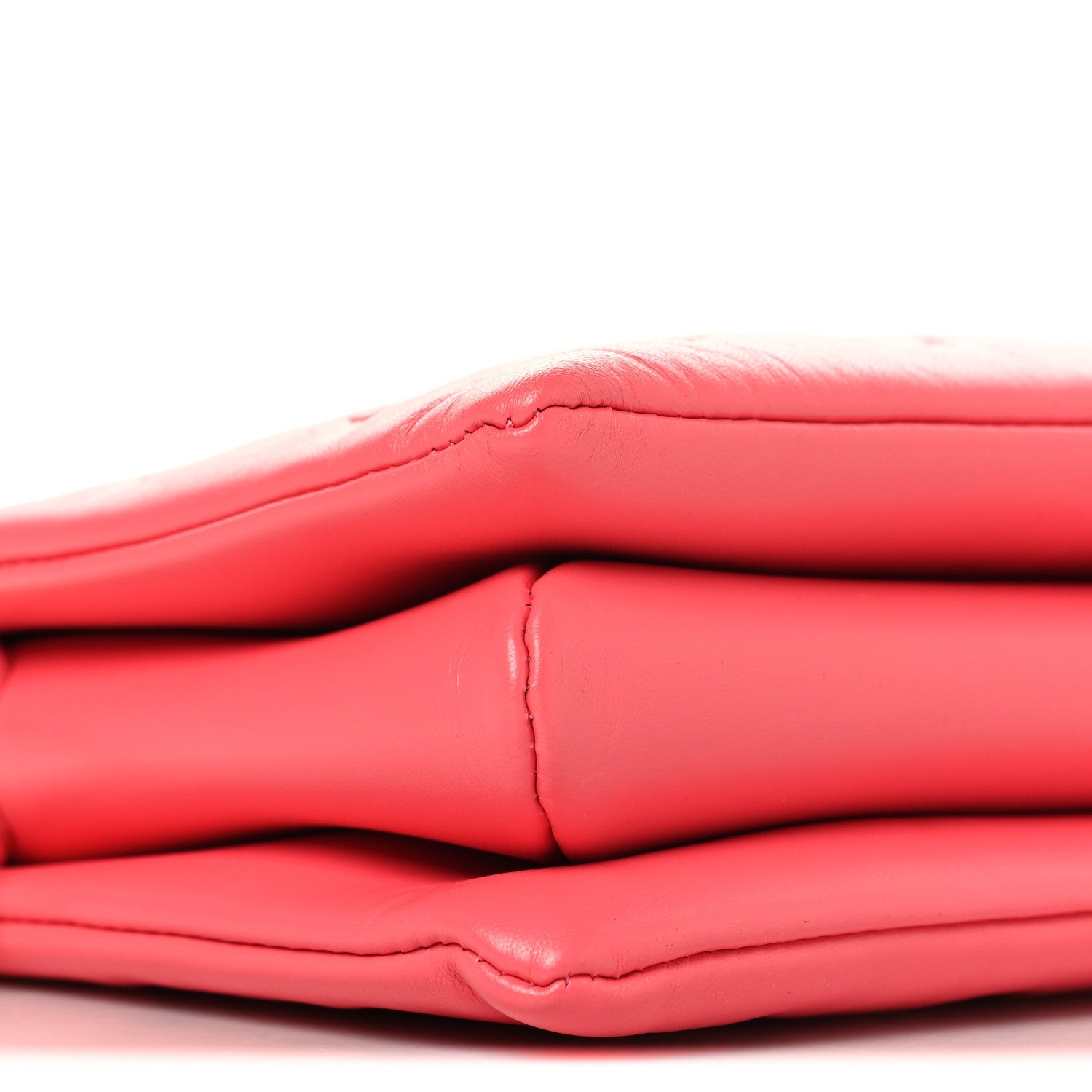 Louis Vuitton Lambskin Embossed Monogram Coussin PM Coral