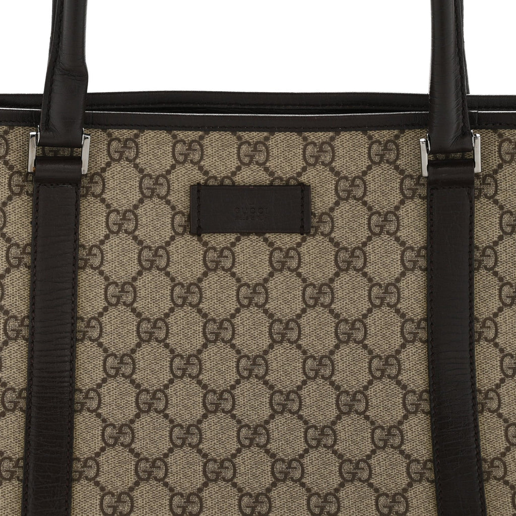 Gucci GG Plus Monogram Medium Joy Tote Dark Brown