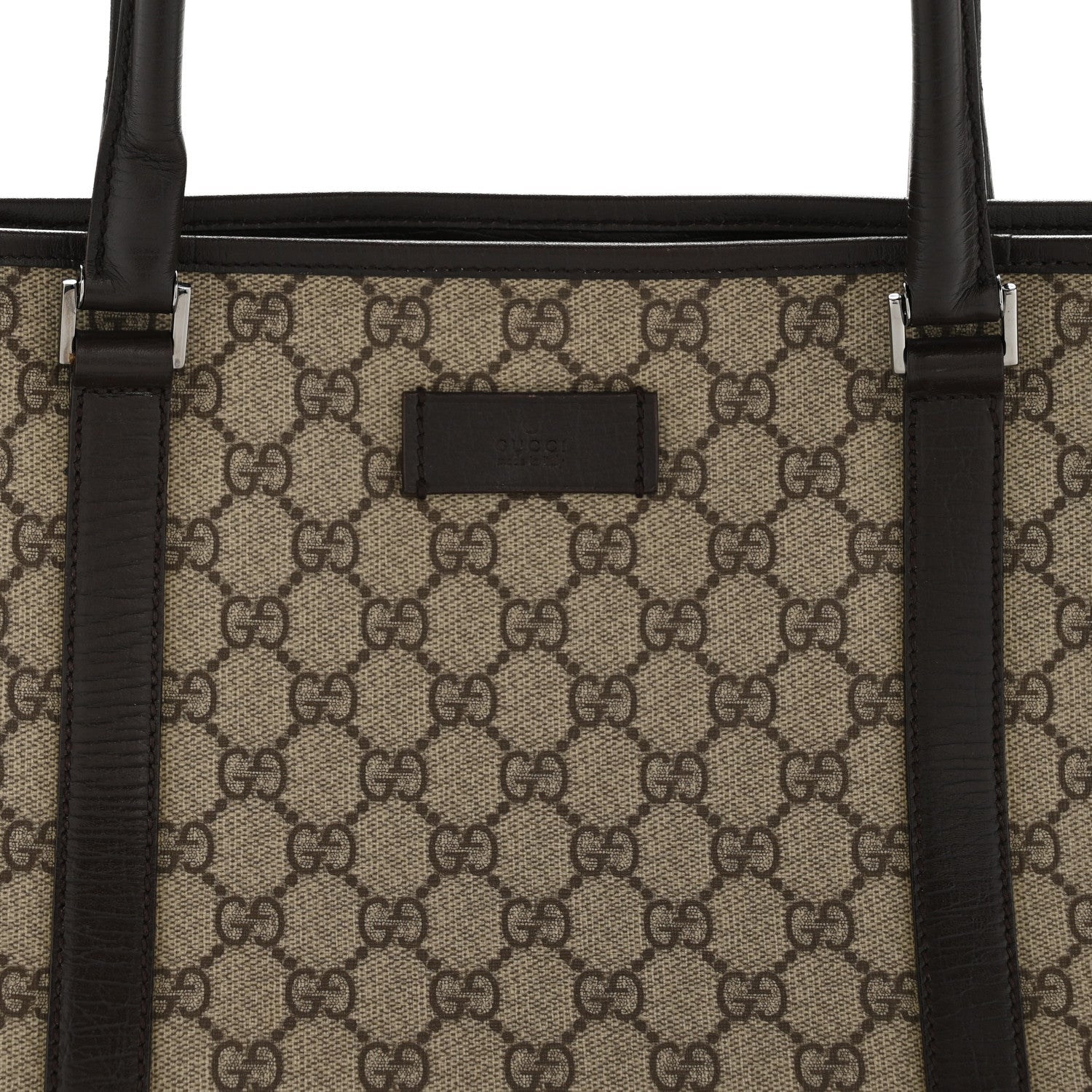 Gucci GG Plus Monogram Medium Joy Tote Dark Brown